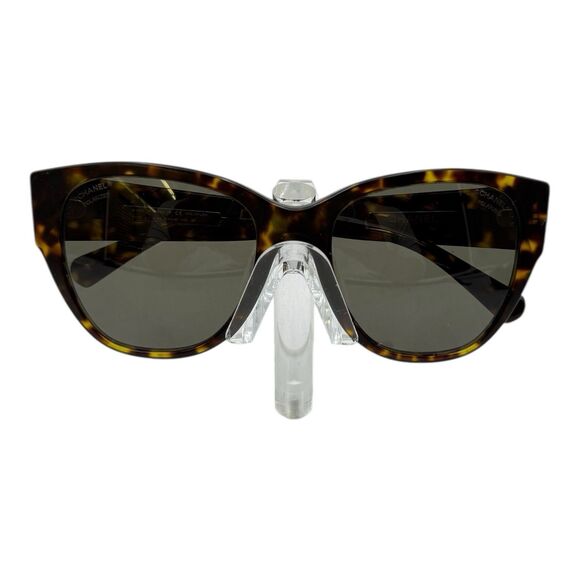 Chanel Acetate Polarized Butterfly CC Sunglasses 5412 Tortoise ( See Des) - Picture 1 of 12